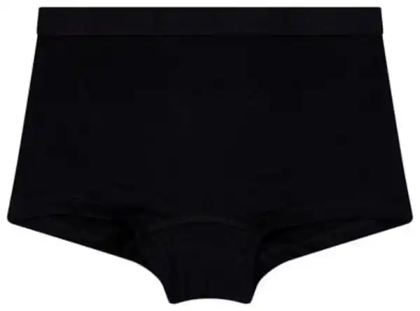 Bild 1 von 3 Kinder-Boxershorts, Baumwollstretch schwarz