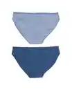 Bild 3 von 2er-Pack Damen-Slips, Baumwolle/Elasthan blau