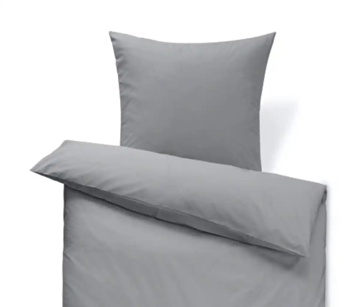 Bild 1 von Perkal-Bettwäsche, Normalgröße, grau
