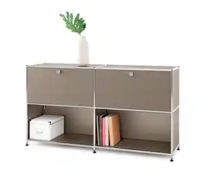 Sideboard Metall »CN3« mit 2 versetzbaren Klappenfächern