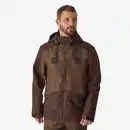 Bild 1 von Jagdjacke RENFORT 500 Wald zweifarbig Ebenholzbraun