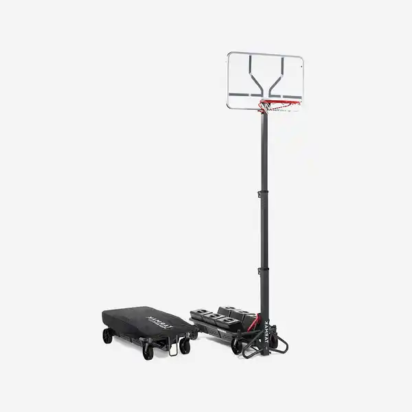 Bild 1 von Basketball Korbanlage klappbar mit Rollen 2.40 bis 3.05 m - B500 Easy Box EINHEITSFARBE