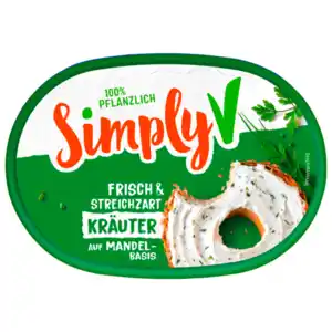 Simply V Streichzart Kräuter vegan 150g