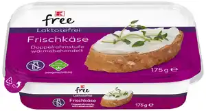 K-FREE LAKTOSEFREI Frischkäse, 175-g-Becher