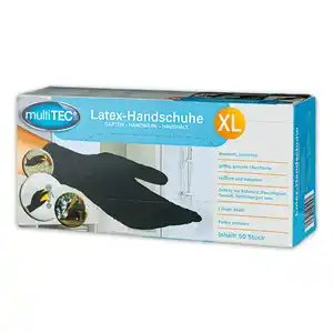 Multitec Puderfreie Latex-Handschuhe 50er