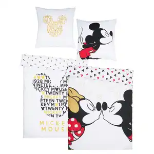 Bettwäsche-Set »Mickey & Minnie«, 2-teilig