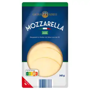 CUCINA NOBILE italienische Käsescheiben 140 g, Mozzarella