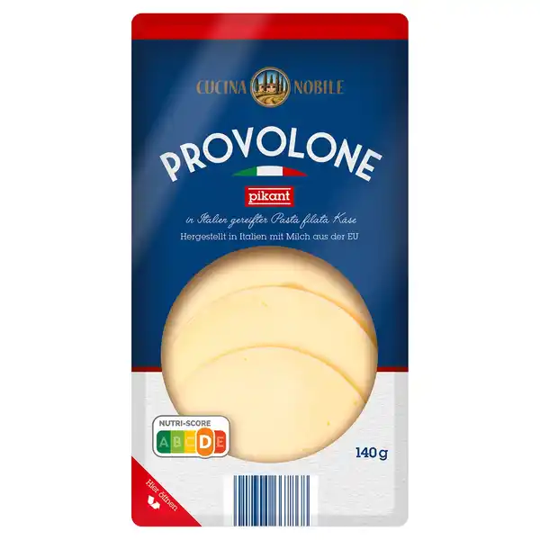 Bild 1 von CUCINA NOBILE italienische Käsescheiben 140 g, Provolone Piccante