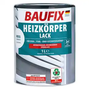Baufix Heizkörper Lack 2in1 Weiß