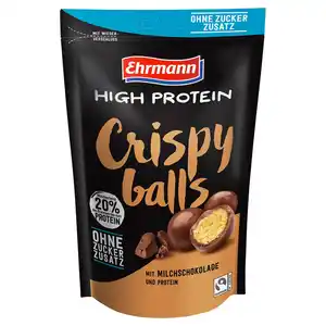 EHRMANN, High Protein Crispy Bal, Milchschokolade