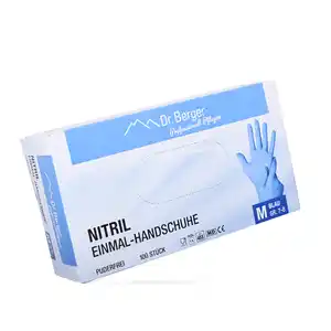 Nitril Einmalhandschuhe latex- und puderfrei Blau Gr. M