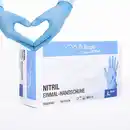 Bild 2 von Nitril Einmalhandschuhe latex- und puderfrei Blau Gr. L