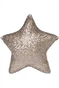 Stern Pailletten Kissen "Sparkle"