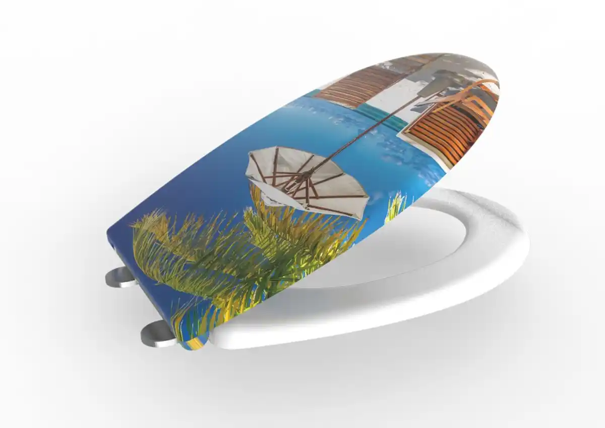 Bild 4 von Duschwell Duroplast WC-Sitz mit Motiv - Meeresblick