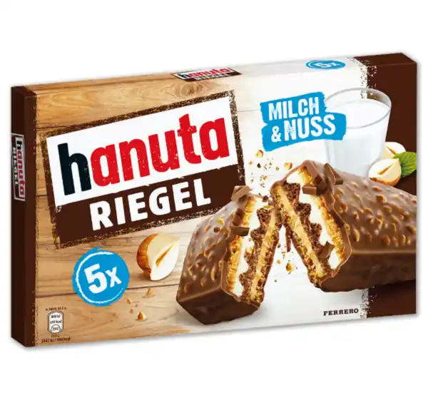 Bild 1 von FERRERO Hanuta Riegel*