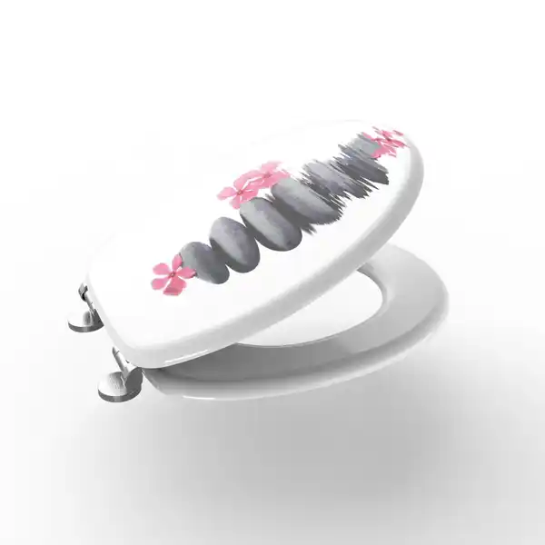 Bild 4 von Duschwell MDF WC-Sitz 3D - Steinturm Blume