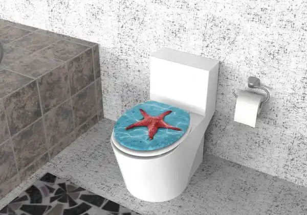 Bild 2 von Duschwell MDF WC-Sitz 3D - Seestern