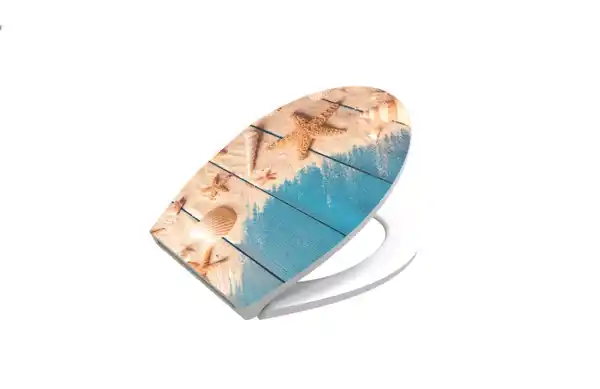 Bild 4 von Duschwell Duroplast WC-Sitz Carving Printing - Muschel