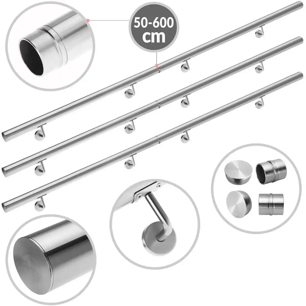 Bild 1 von Handlauf Edelstahl : 80 x 42cm