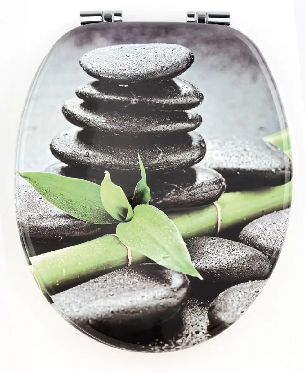 Bild 1 von WC-Sitz mit Schnellverschluss - Bambus