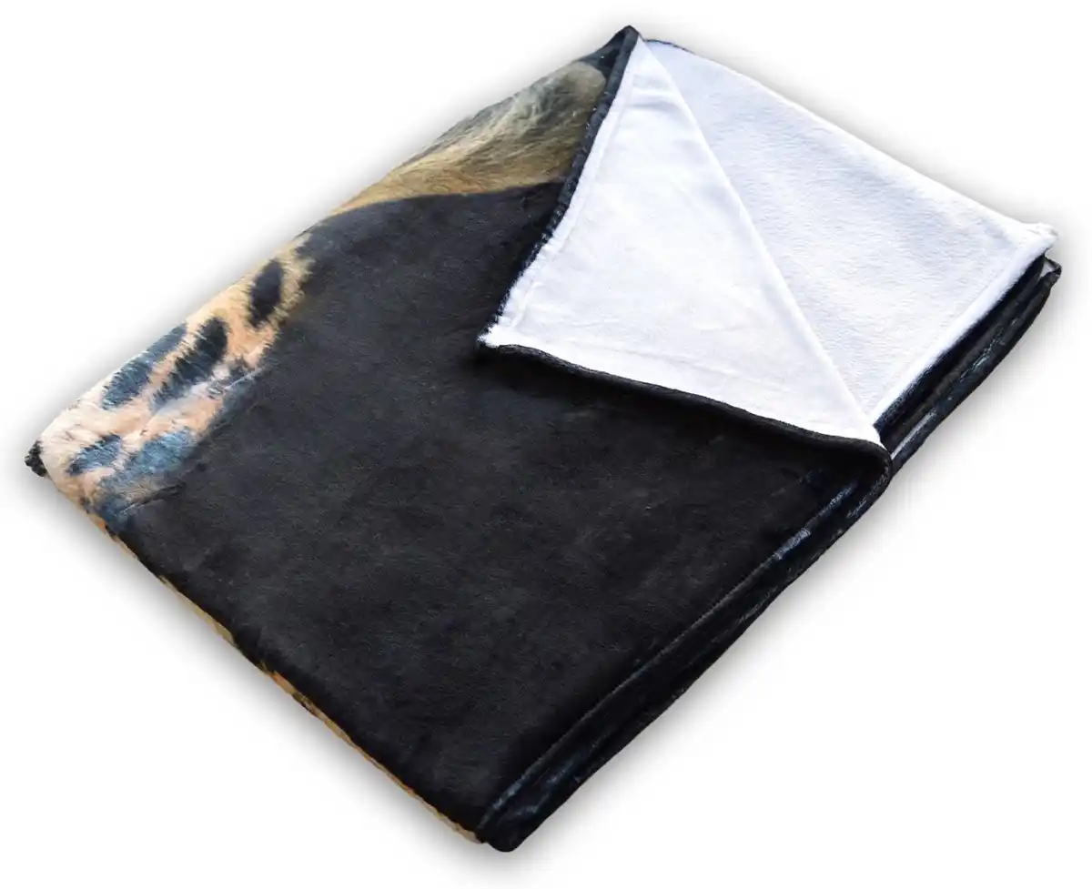 Bild 2 von Flanell Wohndecke Leopard