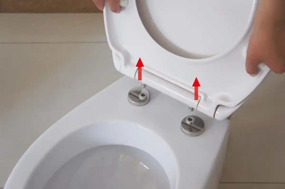 Bild 3 von WC-Sitz mit Schnellverschluss - Palmen-Strand