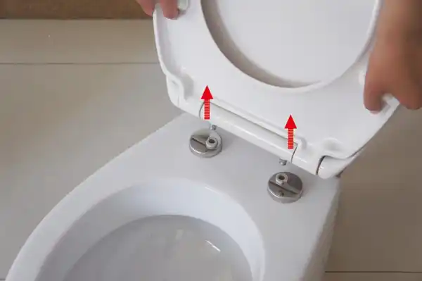 Bild 3 von WC-Sitz mit Schnellverschluss - Palmen-Strand