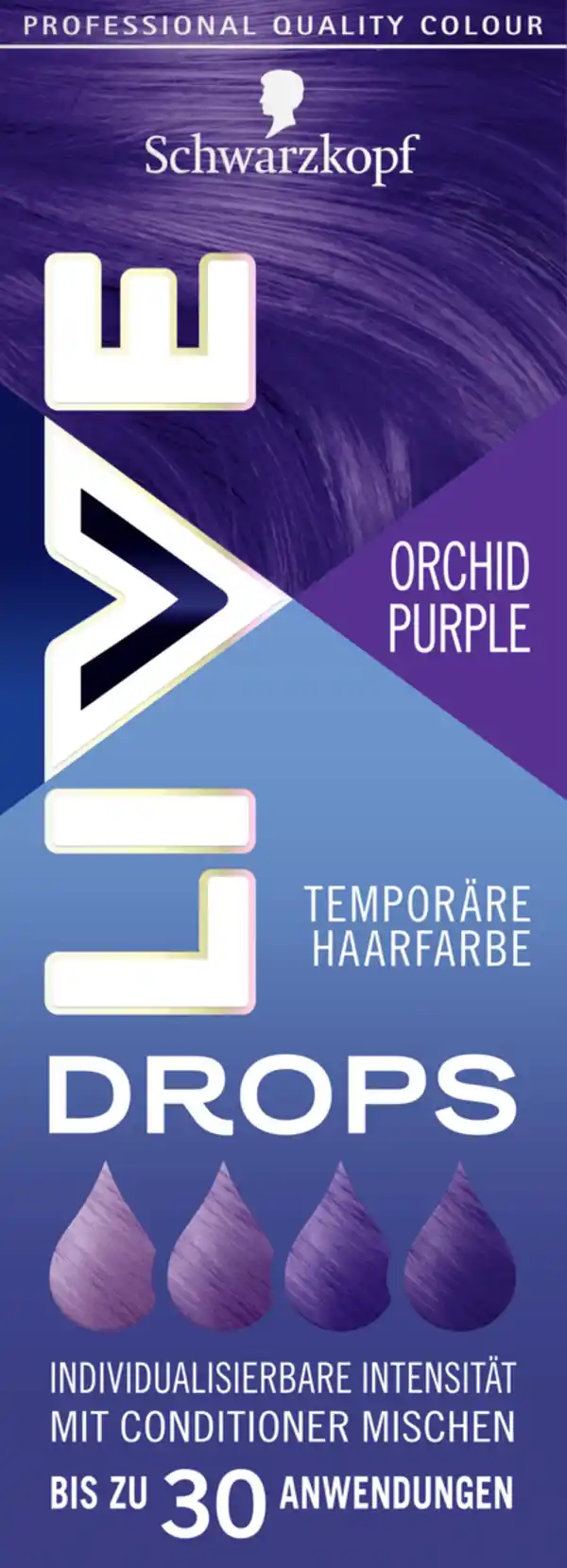 Bild 1 von Schwarzkopf LIVE Drops Haarfarbe Orchid Purple, 30 ml