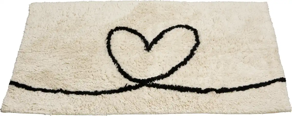 Bild 1 von IDEENWELT Badteppich 50 x 80 cm Herz