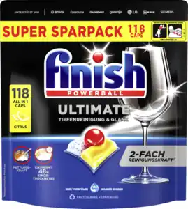 Finish Ultimate Citrus All in 1 Caps Super Sparpack