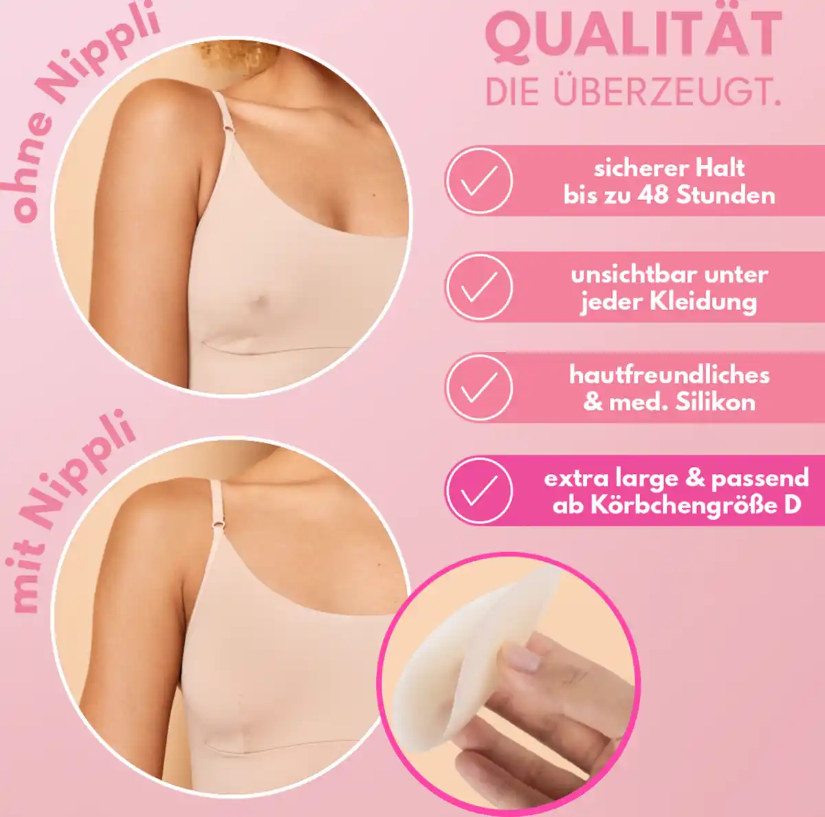 Bild 4 von Nippli Plus Size Nippelcover Nude selbsthaftend