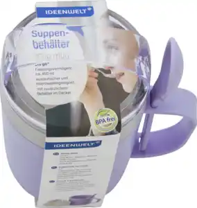 IDEENWELT Suppenbehälter To-go 450 ml lila