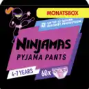 Bild 1 von Ninjamas Pyjama Pants für Mädchen 4-7 Jahre, Monatsbox