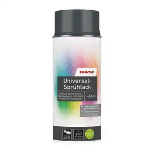 toom Universal-Sprühlack 'Felsenwand' felsgrau seidenmatt 400 ml