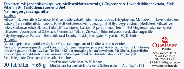 Bild 3 von Doppelherz aktiv Nervenstark Tabletten, 69 g