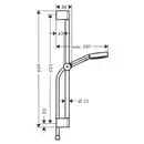 Bild 3 von Hansgrohe Brausegarnitur Pulsify Select S 105 Chrom mit Verdrehschutz