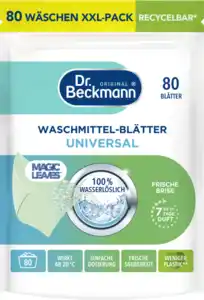 Dr. Beckmann Magic Leaves Waschmittel-Blätter Universal 80 WL