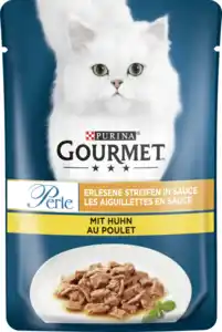 Gourmet Perle Erlesene Streifen mit Huhn, 85 g