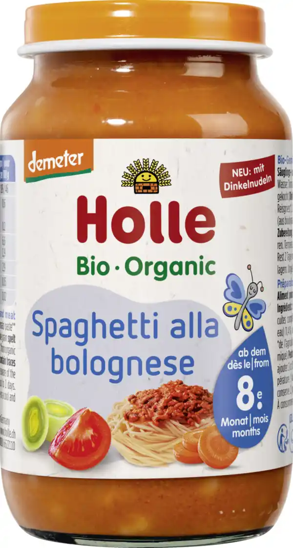 Bild 1 von Holle Spaghetti alla Bolognese ab dem 8. Monat, 220 g