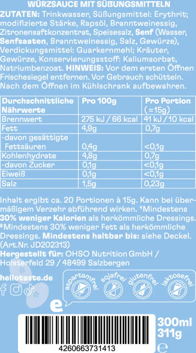 Bild 2 von hello taste Joghurt Sylter Art, 300 ml