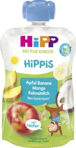 HiPP Bio Hippis Apfel Banane Mango Kokosmilch, 100 g