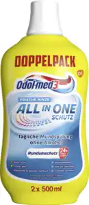 Odol med3 All in One Mundspülung Doppelpack, 1.000 ml