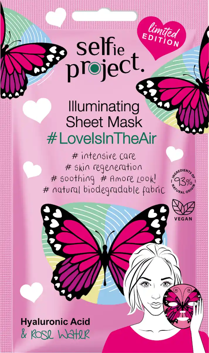 Bild 1 von Selfie Project Perfektionierende Tuchmaske #Love is in the Air