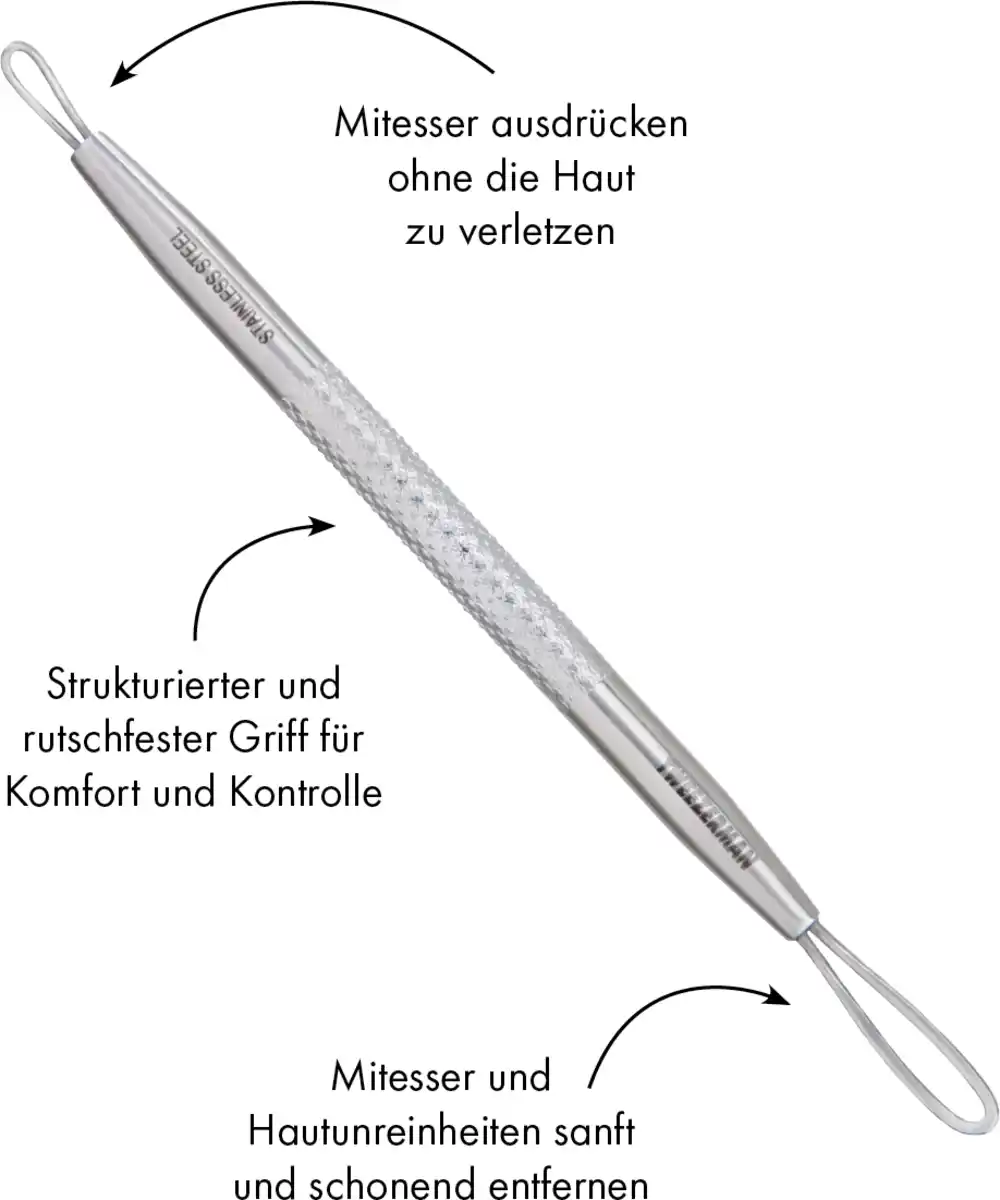 Bild 2 von Tweezerman No-Slip Skin Care Tool - Mittesserentferner