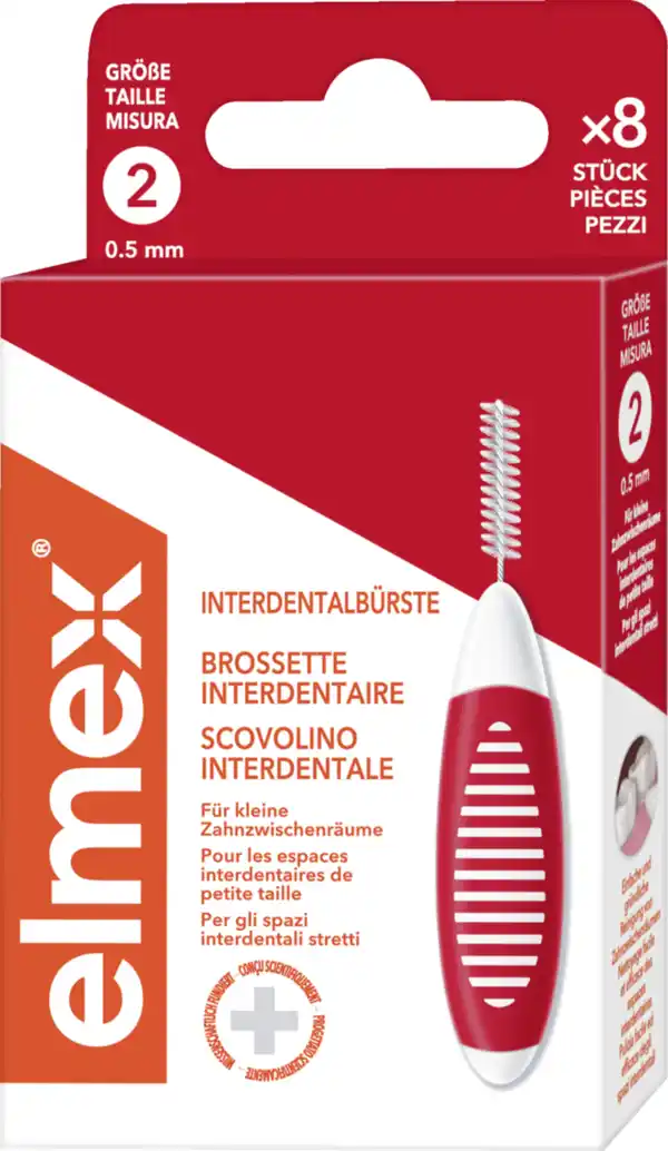 Bild 1 von elmex Interdentalbürste ISO Gr. 2, 0,5 mm