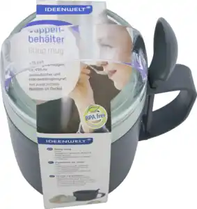 IDEENWELT Suppenbehälter To-go 450 ml grau