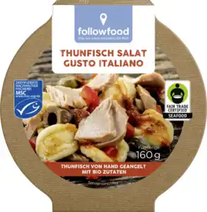 followfood Thunfisch Salat Gusto Italiano, 160 g