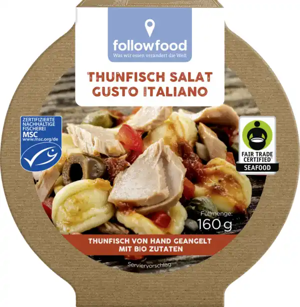 Bild 1 von followfood Thunfisch Salat Gusto Italiano, 160 g