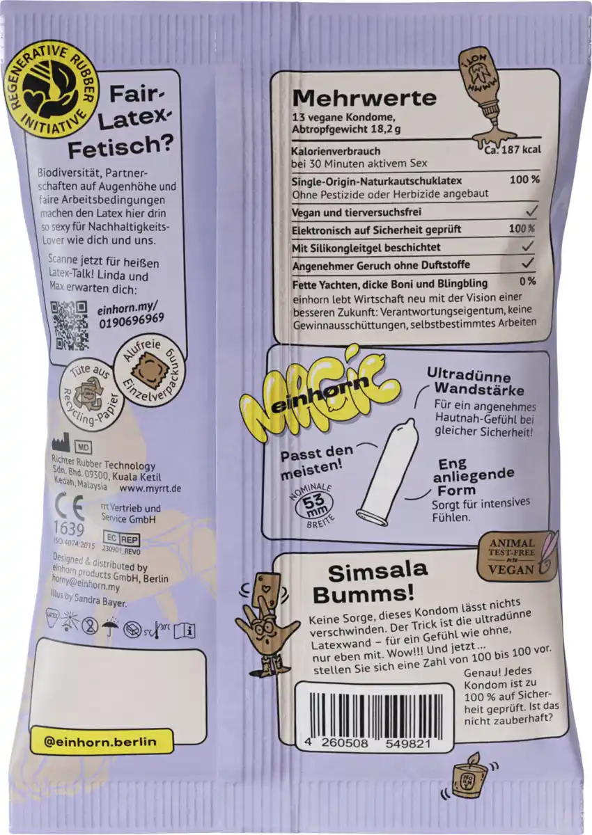 Bild 2 von Einhorn Kondome Magic