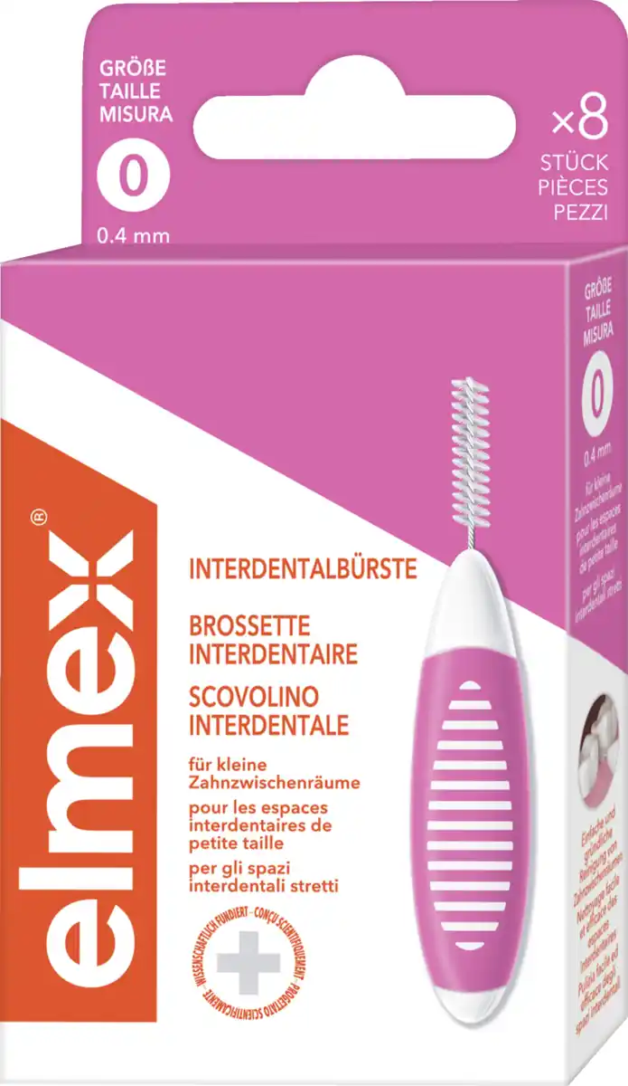 Bild 1 von elmex Interdentalbürste ISO Gr. 0, 0,4 mm